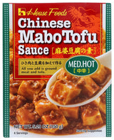 House Foods Medium Hot Chinese Mabo Tofu Sauce, 5.29 Ounce -- 10 per case