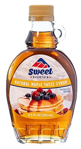 Sweet Mountain - Natural Maple Taste Syrup in Glass Bottle (8.5 FL OZ / 250 ml)