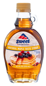 Sweet Mountain - Natural Maple Taste Syrup in Glass Bottle (8.5 FL OZ / 250 ml)
