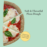 Stellar Eats Grain-Free Pizza Dough Baking Mix | Gluten-Free, Dairy-Free, Plant-Based, Paleo-Friendly | No Added Sugar | Almond Flour-Based | Non-GMO