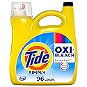 Tide Simply Oxi Boost + Ultra Stain Release, 42 fl oz, 29 Loads, Tough on Stains, Whitens, Brightens, Refreshing Breeze Scent