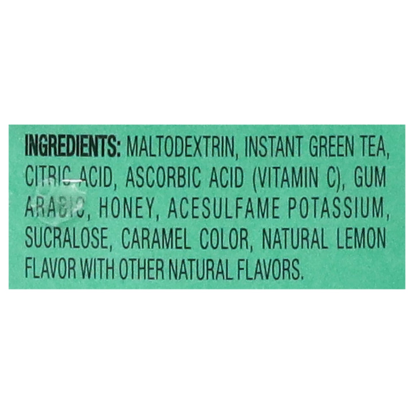 4C Zero Sugar Powdered Drink Mix Cannisters, Green Tea 1 Pack, 22 Quarts, Family Sized Cannister, Low Calorie, Thirst Quenching Flavors