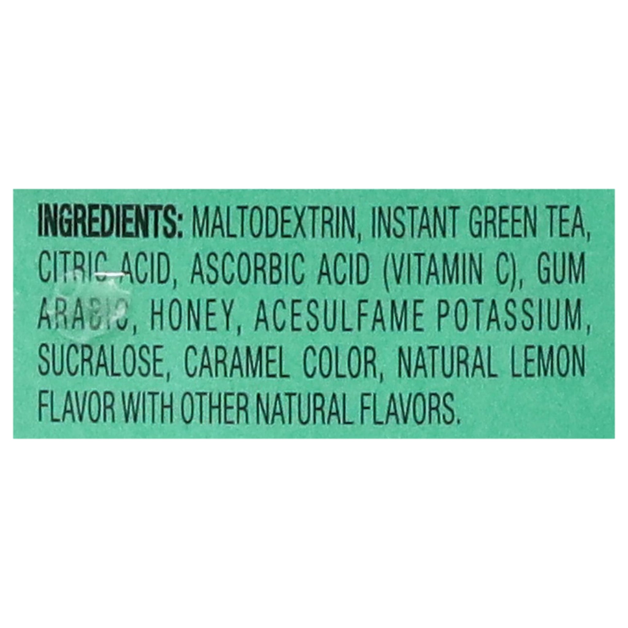 4C Zero Sugar Powdered Drink Mix Cannisters, Green Tea 1 Pack, 22 Quarts, Family Sized Cannister, Low Calorie, Thirst Quenching Flavors