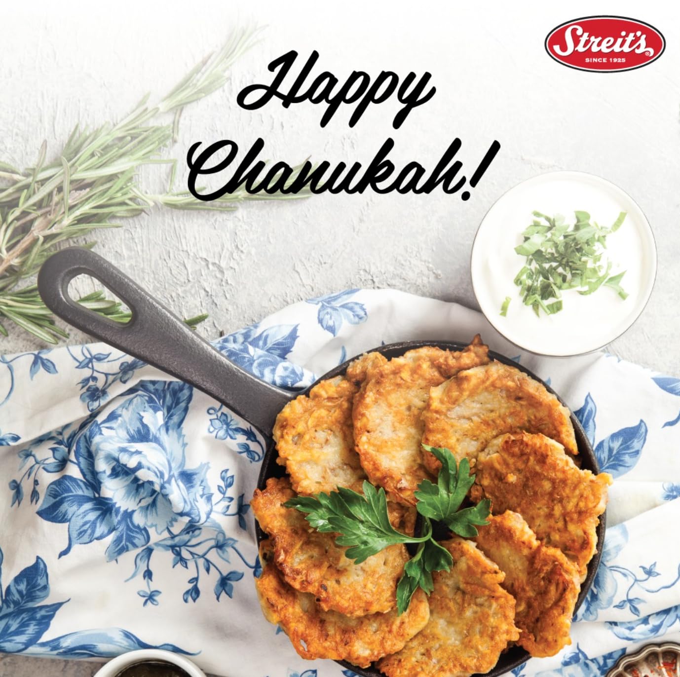 Streit's Low Sodium Potato Pancake Mix - Kosher Certified, Suitable for Passover, Gluten Free, No MSG Added, Just Add Water, Vegan-Friendly, Family Owned (6oz, Pack of 3)
