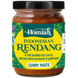 Homiah Rendang Curry Paste, 4 Oz - Vegan, Gluten-Free, Non-GMO Indonesian Curry Paste, Thai Essentials for Kitchen - Premium Rendang Thai Paste