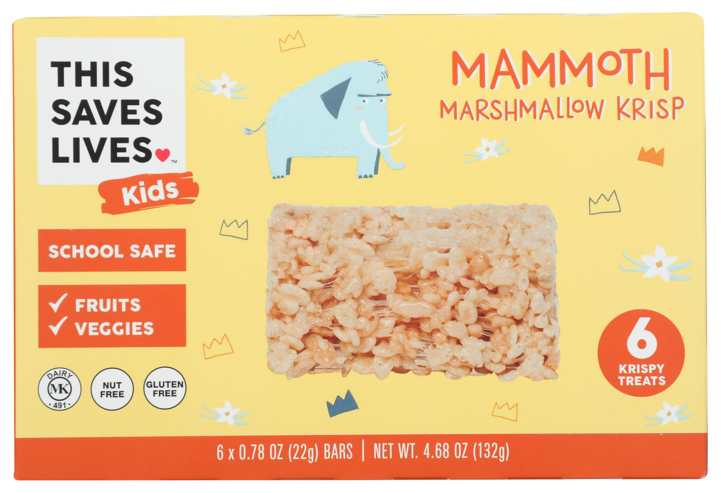This Saves Lives Mammoth Marshmallow Krisp Kids Bar