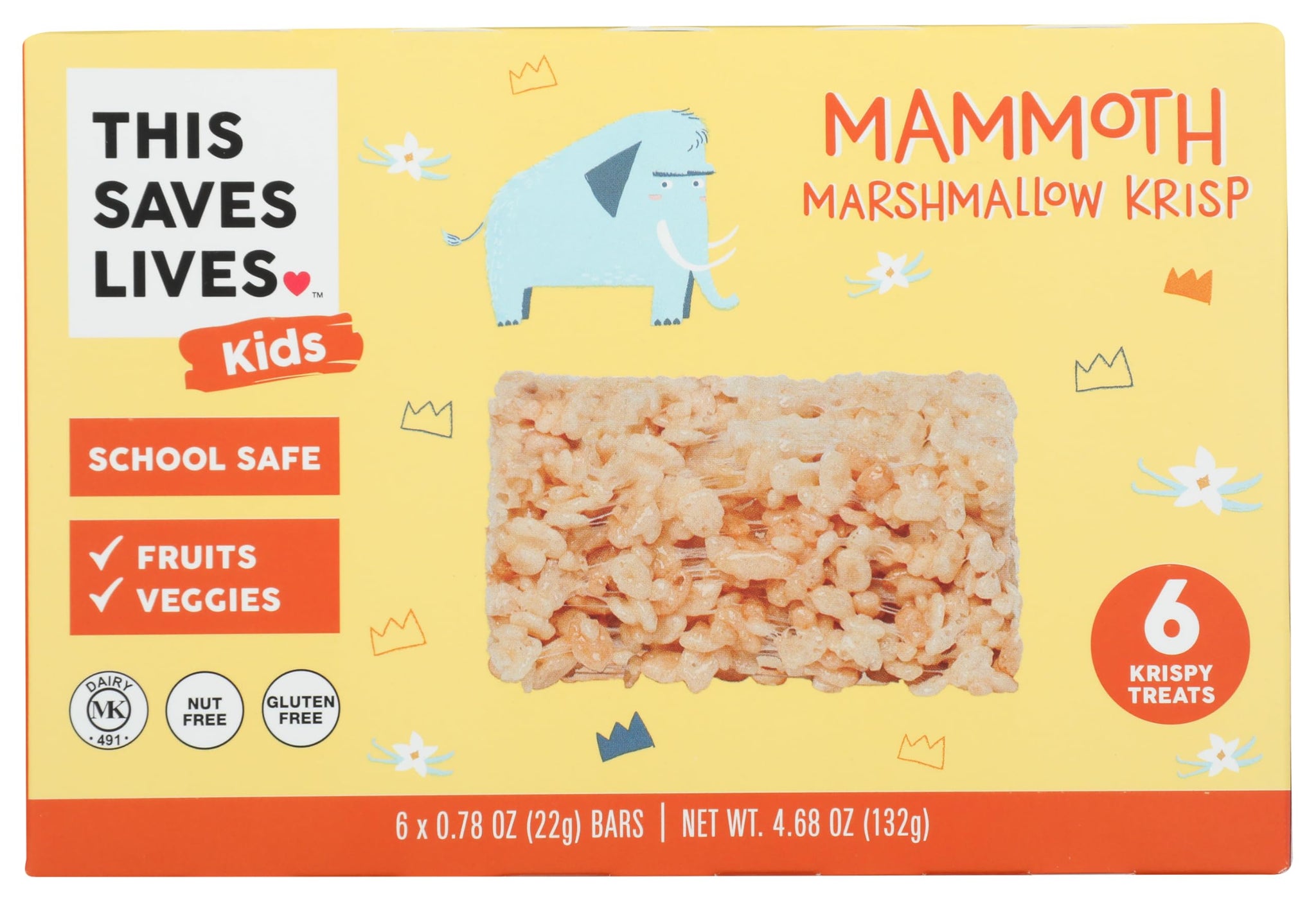 This Saves Lives Mammoth Marshmallow Krisp Kids Bar