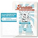 Freddie Low-Waste Laundry Detergent Sheets - Jug Free Format - Pre-Measured Strips - 60 Loads - Unscented for Sensitive Skin