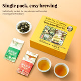 The Spring Tea Premium Grade Ancient Tree Black Tea & Jasmine Tea From Wild 300+ Year Old Tree, Loose Leaf with Dual Tea Collection, Just harvested