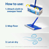Clorox Disinfecting Wet Mopping Cloths, Rain Clean, 12 Wet Refills (Package May Vary)