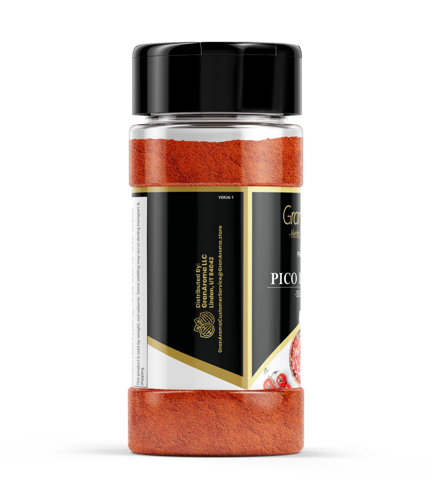 GranAroma Pico de Gallo Seasoning, Spicy & Salty, Seasoning Blend, Easy Use (6 Ounce)