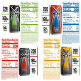Rip It Energy Drink Variety Pack - 12 Cans of 16 fl oz Each - Assorted Flavors for an Energy Rush - with Snacktix Coaster Included (Power Energy)