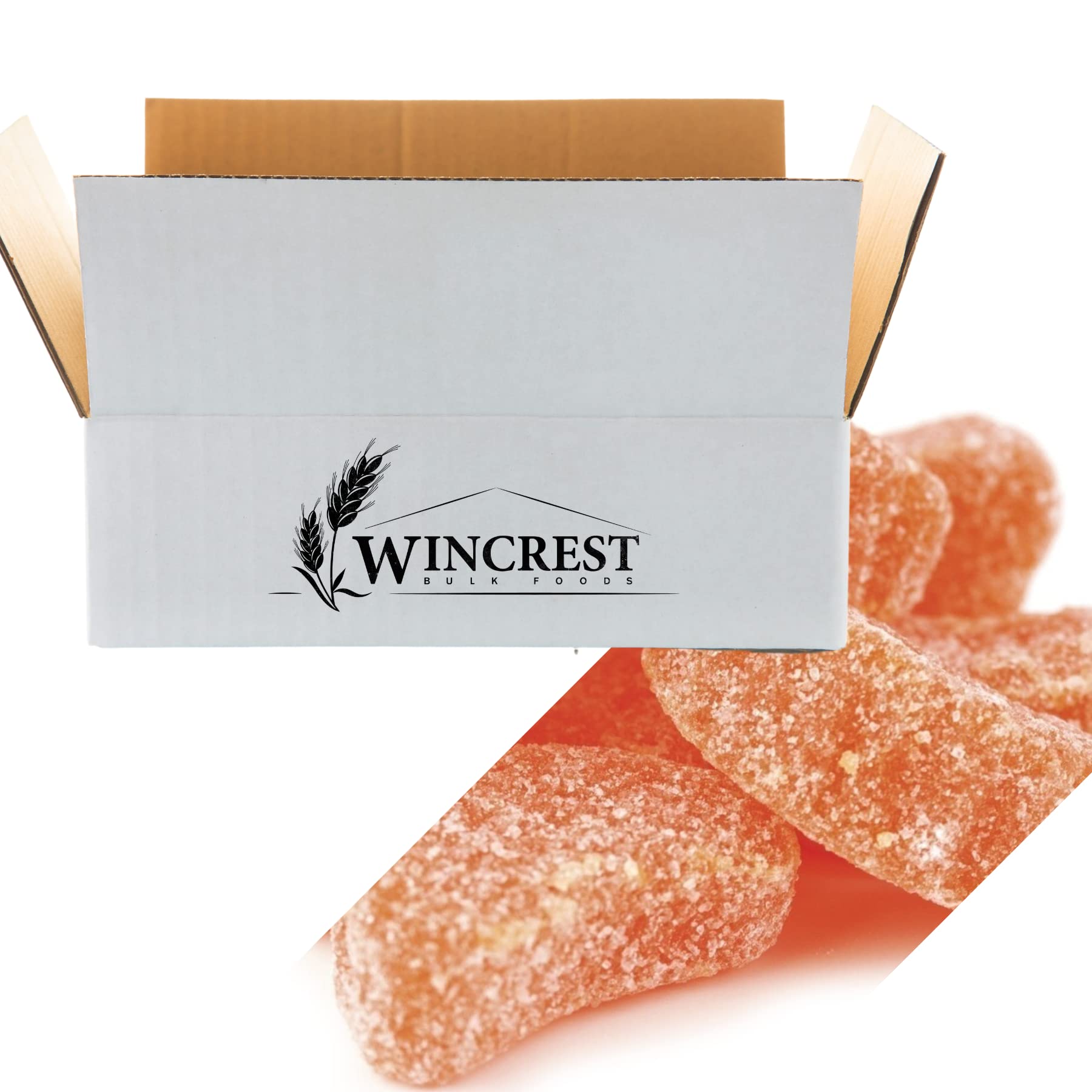 WinCrest Bulk Orange Jelly Slices - 5 Lb Case