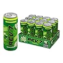 REV7 Anti-Tired Drink! Caffeine Free, Zero Sugar, Powered by goBHB, Ketones, Green Apple - 12ct