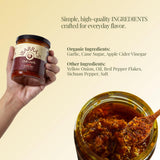 IBARRA'S Chili Garlic - 9oz (Pack of 1) - "The all-around, premium sauce for spice and flavor". Vegan-friendly. Small-batch production. Gluten-free