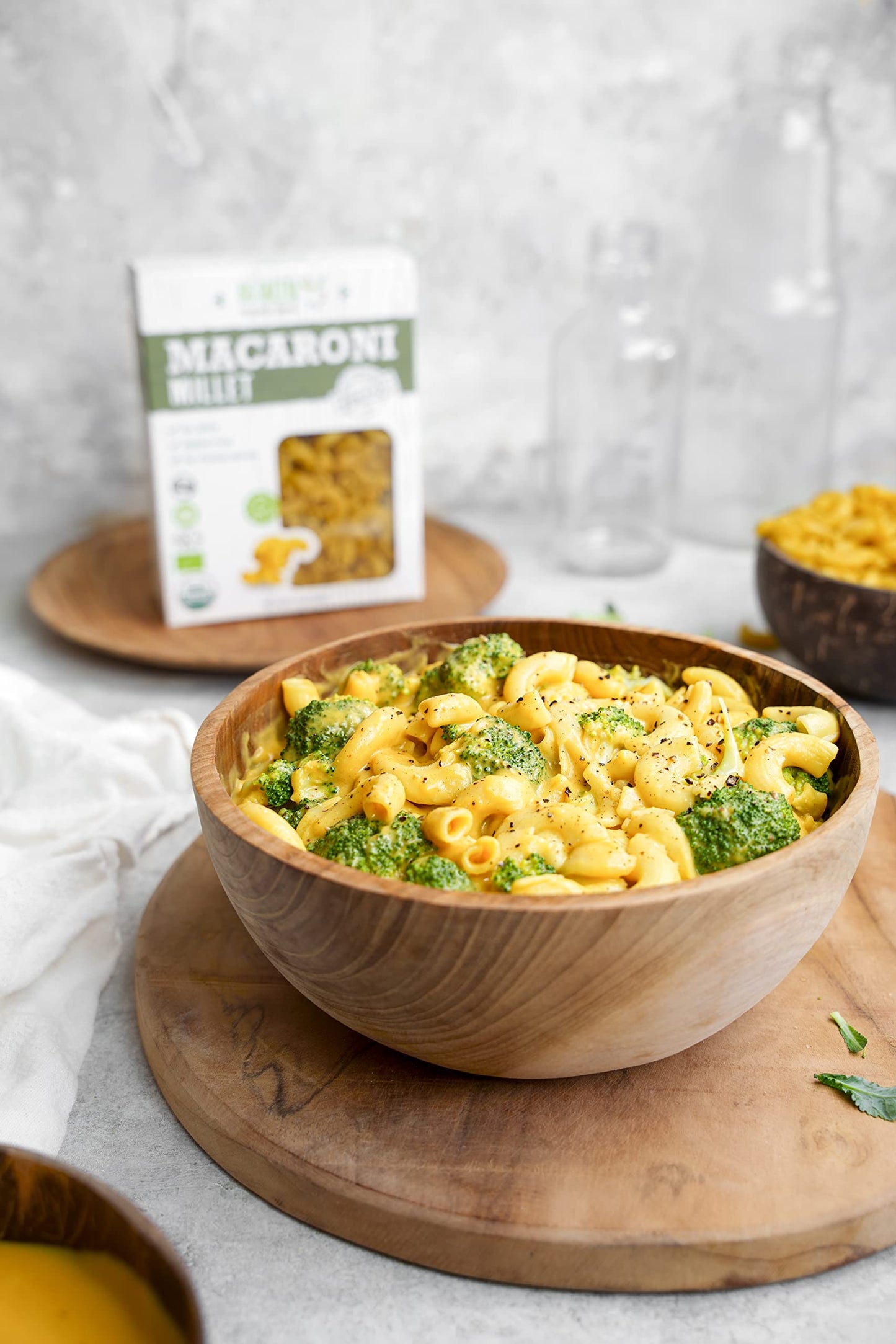 Big Green Organic Food- Organic Millet Macaroni (Elbows), Gluten-Free, Lectin-Free, Non-GMO, Vegan, Wheat and Rice Alternative, 8.8oz (1)