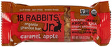 18 Rabbits Jr. Organic Gluten Free Granola Bar, Caramel Apple, 6 Count (Pack of 6)