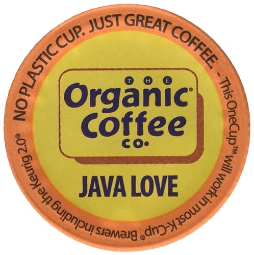 The Organic Coffee Company OneCup, Java Love, 12 Count