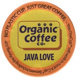 The Organic Coffee Company OneCup, Java Love, 12 Count