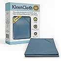 KleenCloth Reusable Antibacterial Cleaning Cloths - Removes 99.99% of Bacteria with Just Water | Silver-Embedded, Chemical, Odor, Streak