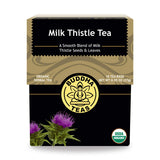 Buddha Teas - Organic Milk Thistle Tea - Herbal Tea - Single Ingredient - Mild, Earthy, Nutty Taste - Enjoy Hot or Cold - Caffeine Free - 100% Kosher