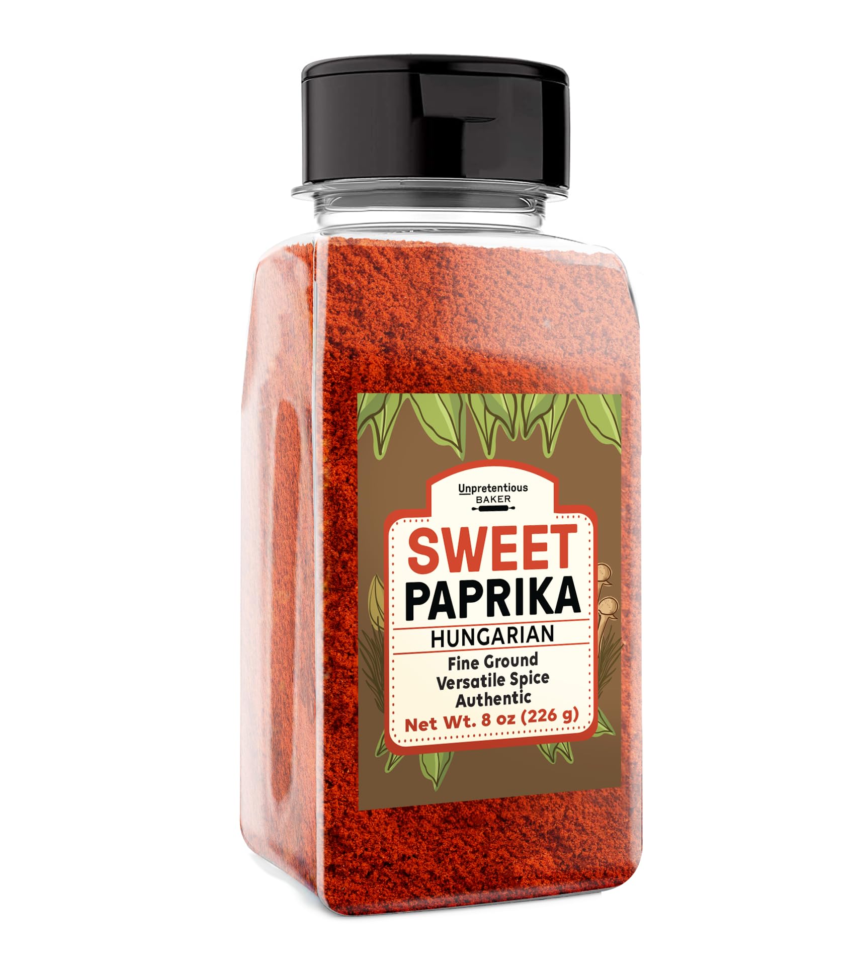Unpretentious Sweet Hungarian Paprika, 2 Cups, Sweet & Savory, Fine Powder, Dry Rubs & Garnishes (8 Ounce)