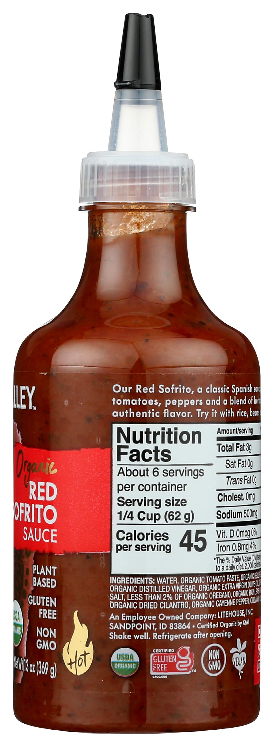 Sky Valley Organic Red Sofrito Sauce, 13 OZ