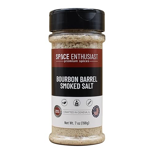 Spice Enthusiast Bourbon Barrel Smoked Salt - 7 oz
