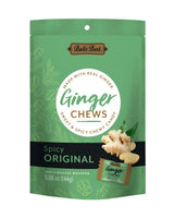 Bali's Best Ginger Chews, Spicy Original Flavor, 5.08 Oz, Individually Wrapped Soft Candy, Made with 100% Real Ginger, Digestive Health Support, Upset