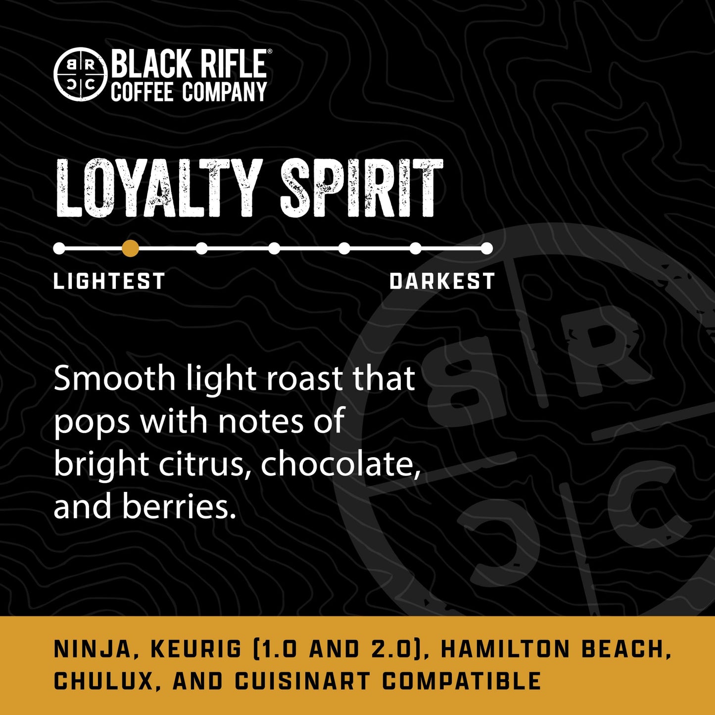 Black Rifle Coffee Company, Single Serve Coffee Pods, Loyalty Roast, Light Roast, 88 Count