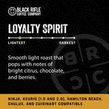 Black Rifle Coffee Company, Single Serve Coffee Pods, Loyalty Roast, Light Roast, 88 Count