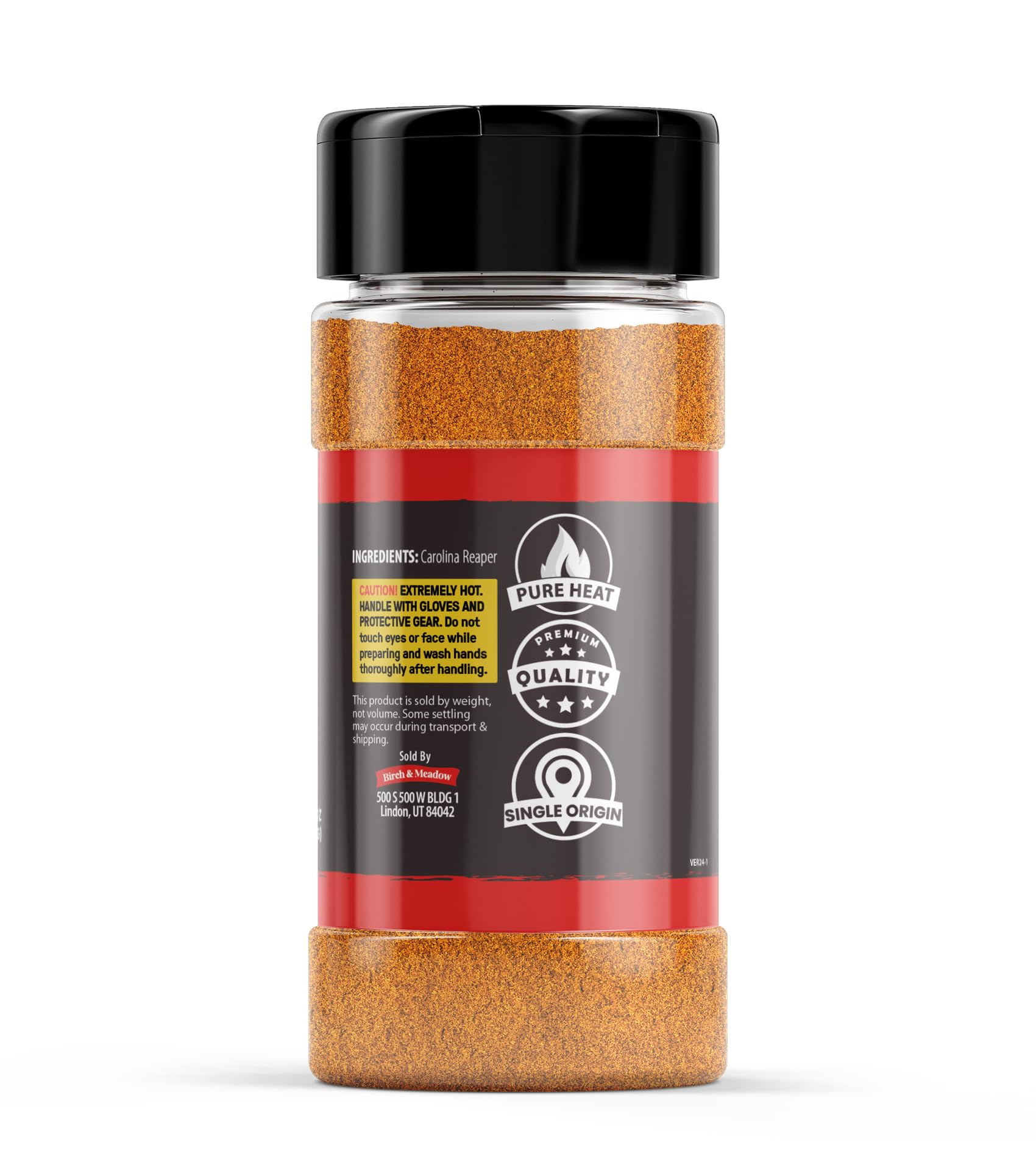 Birch & Meadow 4 oz of Carolina Reaper Chile Pepper Powder, Extremely Hot, Over 700,000 SHU