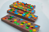 US Sweets Milk Chocolate M&Ms Bark 1/2 lb | Gourmet Candy Treats | Delicious Gift | Handmade in Small Batches | Guaranteed to Arrive Fresh