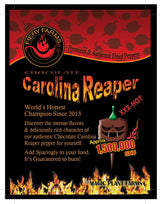 Chocolate Carolina Reaper Pepper Powder by Magic Plant - 8 Oz - Extremely Hot Rare Strain 2M SHUs - Fine Ground Chili|Fruity with Smoky Hints| Fiery