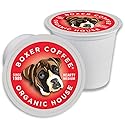 Boxer Coffee 48ct Organic House Blend - Certified Organic Medium Roast Coffee Pods - Specialty Grade, Artisan Single-Serve Cups - Compatible