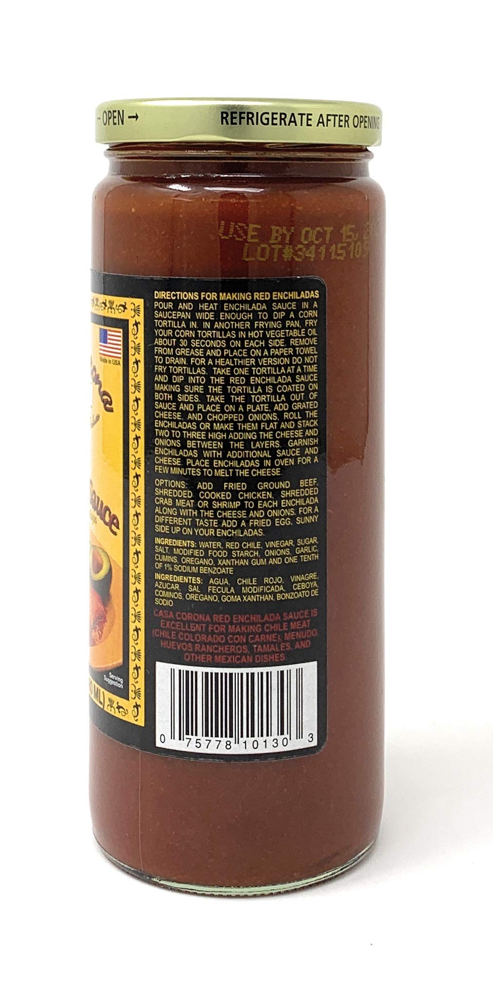 CASA CORONA SAUCE ENCHILADA RED 16 OZ