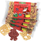 Pastabilities Fun Shaped Pasta for Kids - Christmas - Naughty or Nice Holiday Theme, Non-GMO Natural Wheat and Vegetable Pasta, All-Natural, Kosher