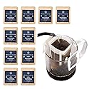 SALISH KINH Premium Pour Over Single-Serve Vietnamese Coffee | Tahoma | Medium Roast | Includes 10 Coffees | Single Origin | Direct Trade | Instant