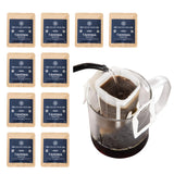 SALISH KINH Premium Pour Over Single-Serve Vietnamese Coffee | Tahoma | Medium Roast | Includes 10 Coffees | Single Origin | Direct Trade | Instant