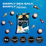 Popchips Potato Chips, Sea Salt, Gluten Free, 5 Ounce (Pack of 12)