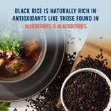 Lundberg Black Pearl Rice, Regenerative Organic Certified, 6-Pack - Full-Bodied Black Rice, Responsibly Grown in California, 16 Oz Ea