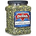 Gourmet Toasted Pumpkin Seeds Pepitas (Green Pumpkin Seed Kernels, No Shell, Raw) by It's Delish - 40 Oz (2.5 lbs) Jumbo Reusable Bulk Container Jar