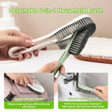 Shoe Cleaning Brush Laundry Brush,Comfort Grip Soft Scrub Brushes for Household Use,Detachable Dual-Use Cleaning Brush Tool - for Clothes Shoes