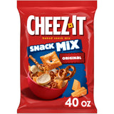 Cheez-It Snack Mix, Classic Baked Mix, Lunch Snacks, Classic, 40oz Bag (1 Bag)