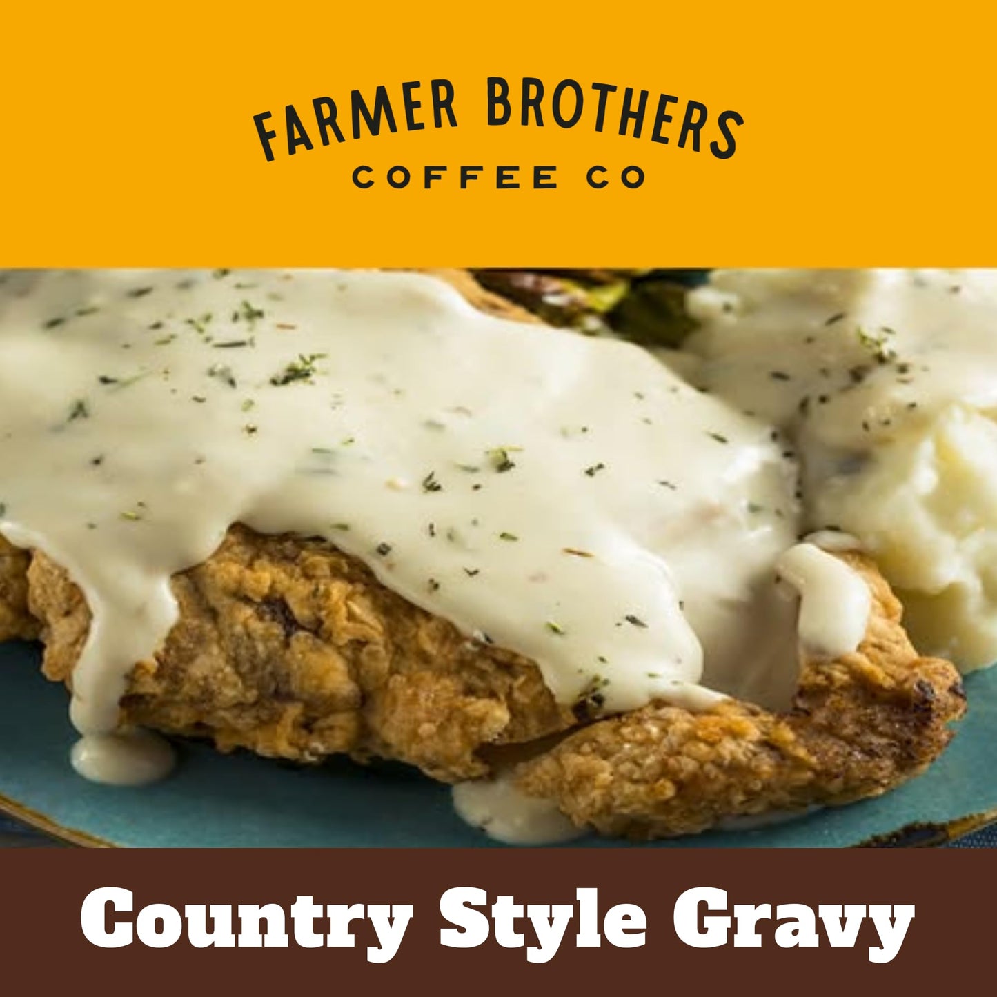 Farmer Brothers Instant Country Style Gravy Mix, 1.5 lb Bag (Pack of 2)