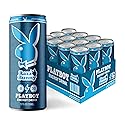 PLAYBOY Energy Drink - Razz Bunny (Blue Raspberry) - 12 Pack of 12oz Cans | Performance + Pleasure Energy | NextGen Lifestyle Drink