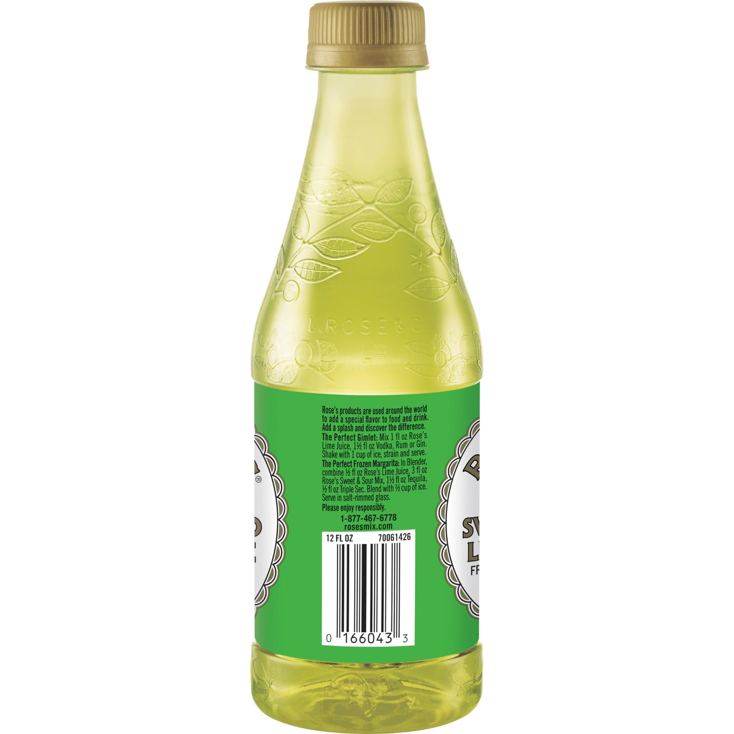 Rose's, Sweetened Lime Juice, 12 Fl Oz Bottle