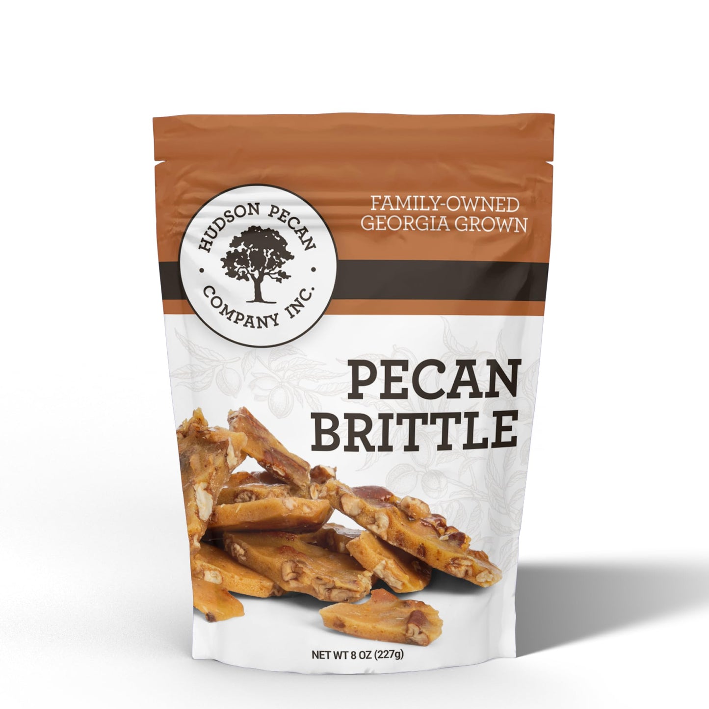 HUDSON PECAN COMPANY: Homemade Pecan Brittle | Crunchy, Handcrafted Southern Candy Made with Fresh Georgia Pecans, Perfect for Snacking, Sharing, or