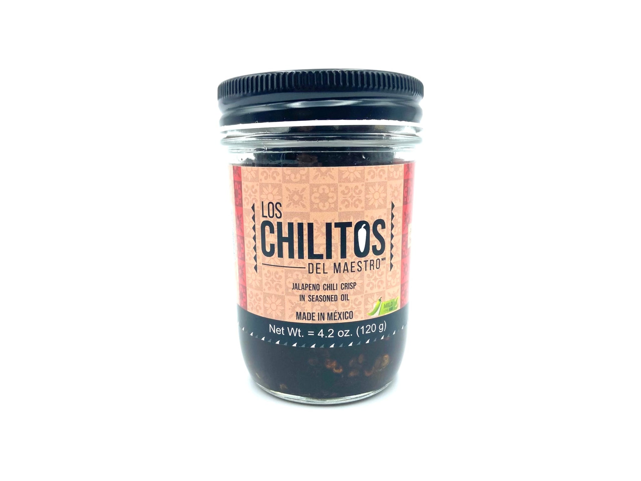 Los Chilitos del Maestro Jalapeño Chili Crisp in Seasoned Oil, 4.2 oz