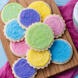 Sweets Indeed Dye Free Sugar Sprinkles, Pastel 6 Cell Edible Sprinkle Mix Perfect for Spring Cake Decorations Baking Ice Cream Cookies Cupcake Topper